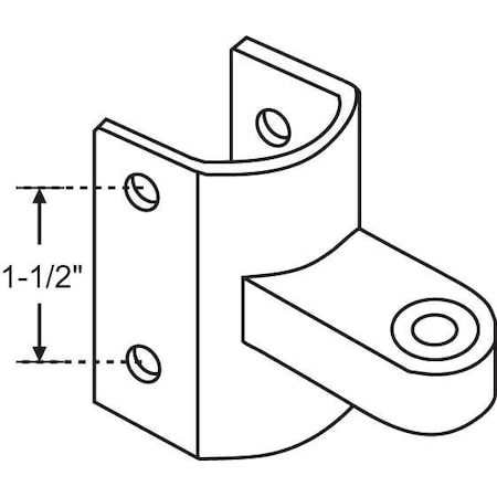 Strybuc 1-5/64in Top Hinge Bracket 91-2A